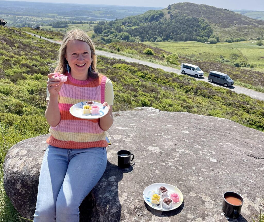 katya willems microadventurer in the peak district